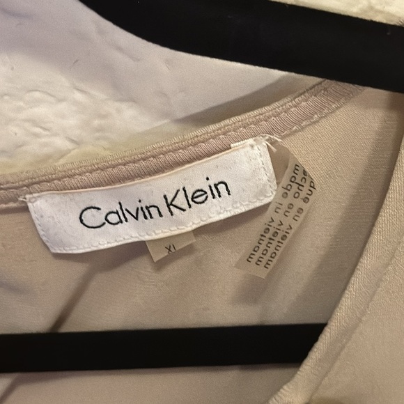 Calvin Klein chain detail tan top - Picture 5 of 7